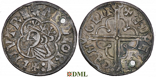 Денарий, Англия, Cnut (1016-1035), м.д. Lincoln, монетарий Æthelnoth, North 781