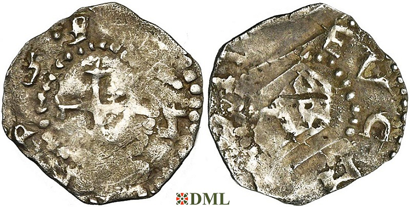 Денарий, Германия, Верхняя Лотарингия, Brunon de Dabo (1026–1051), м.д. Toul, Dbg.