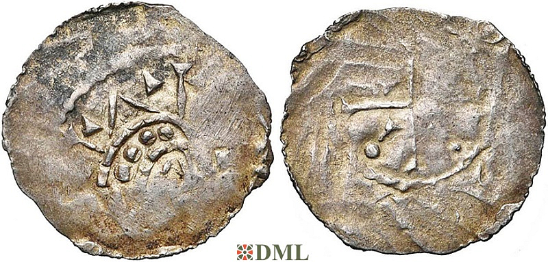 Денарий, Германия, Нижняя Лотарингия, Baldwin IV (988-1035), м.д. Saint-Omer, Dbg. 1389