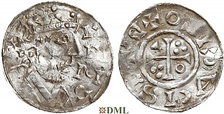 Денарий, Германия, Бавария, Heinrich II (1002-1024), м.д. Regensburg, монетарий IZO, Hahn 1976, 29c4