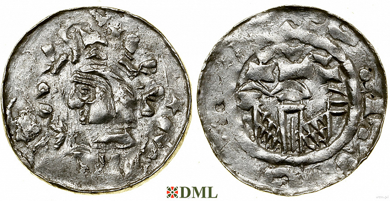 Денарий, Польша, Wladyslaw I (1081-1102)