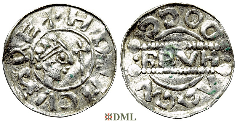 Денарий, Германия, Нижняя Лотарингия, Bruno III (1050-1057), м.д. Dokkum, Ilisch 2000, 21.19