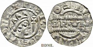 Денарий, Германия, Нижняя Лотарингия, Bruno III (1050-1057), м.д. Leeuwarden, Ilisch 2000, 21.14