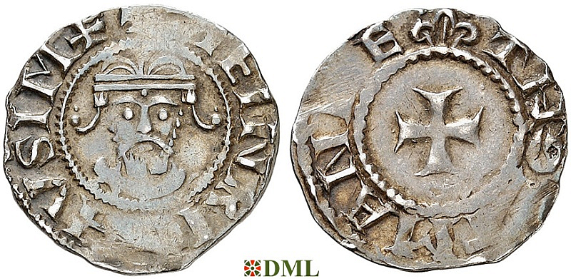 Денарий, Германия, Саксония, Heinrich III (1039-1056), м.д. Dortmund, Dbg. 785 var.