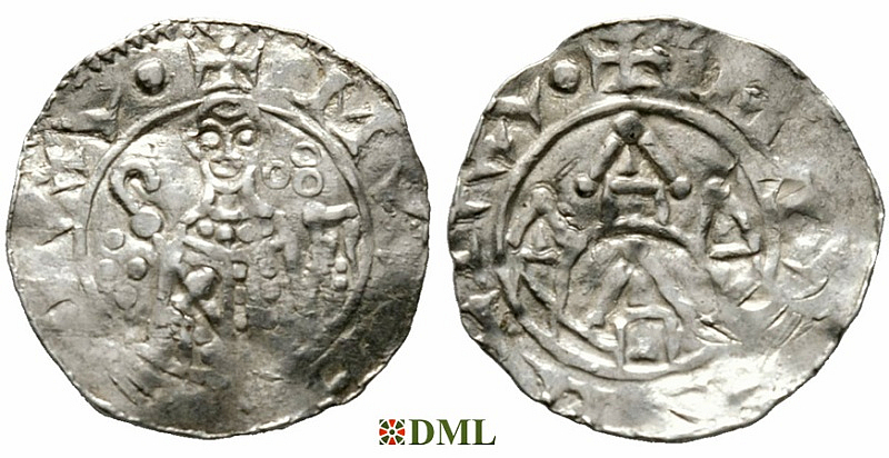 Денарий, Германия, Нижняя Лотарингия, Wilhelm (1054-1076), м.д. Utrecht, Ilisch 2000, 10.12