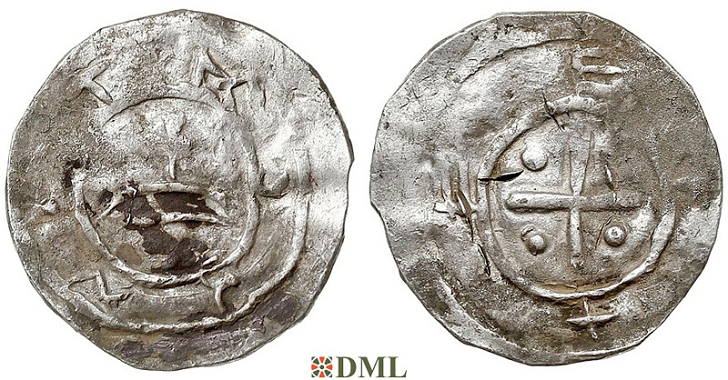 Денарий, Польша, Mieszko II (1013-1025)