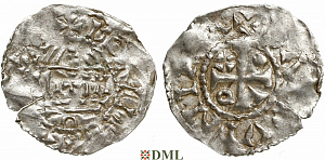 Денарий, Германия, Нижняя Лотарингия, Baldwin IV (988-1035), м.д. Brugge