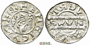 Денарий, Германия, Нижняя Лотарингия, Bruno III (1050-1057), м.д. Leeuwarden, Ilisch 2000, 21.14
