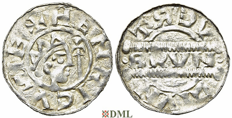 Денарий, Германия, Нижняя Лотарингия, Bruno III (1050-1057), м.д. Leeuwarden, Ilisch 2000, 21.14