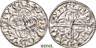 Денарий, Англия, Cnut (1016-1035), м.д. London, монетарий Godric, North 781