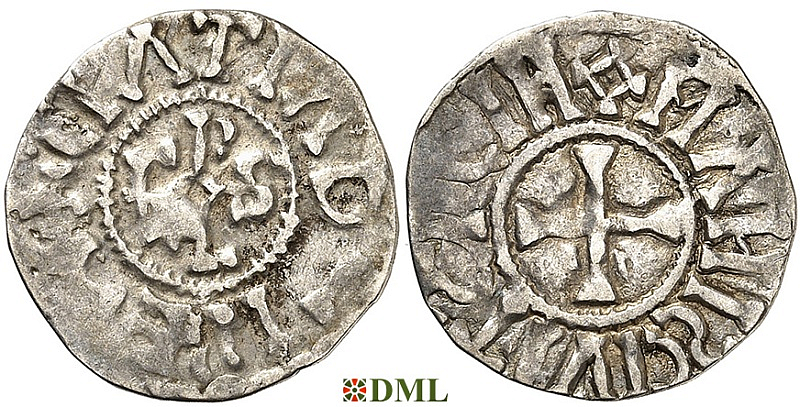 Денье, Каролинги, Charles le Chauve (840-877), м.д. Le Mans, Depeyrot 559