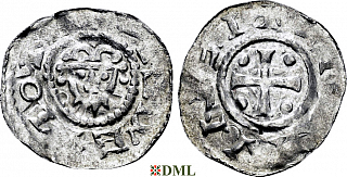 Денарий, Германия, Нижняя Лотарингия, Hermann (1059-1074), м.д. Jever, Dbg. 597