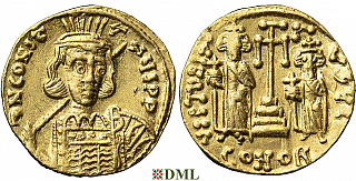 Солид, Византия,  Constantine IV Heraclius and Tiberius (654-685), м.д. Constantinople
