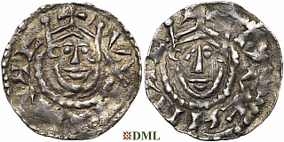 Денарий, Германия, Швабия, Werner II (1065-1077), м.д. Strassburg, Dbg. 1769