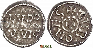 Обол, Каролинги, Louis le Pieux (814-840), м.д. Tours