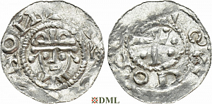 Денарий, Германия, Нижняя Лотарингия, Hg. Ordulf  (1059-1072), м.д. Jever, Dbg. 595