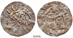 Денарий, Польша, Boleslaw I (992-1025), тип Princes Polonie