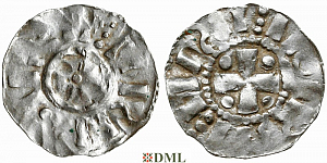 Денарий, Германия, Нижняя Лотарингия, Heinrich II (1002-1024), unknown mints, Ilisch 2000, 20.6