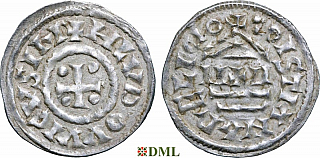 Денье, Каролинги, Louis le Pieux (814-840), Unknown mints, Depeyrot 1179