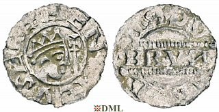 Денарий, Германия, Нижняя Лотарингия, Bruno III (1050-1057), м.д. Dokkum, Ilisch 2000, 21.19