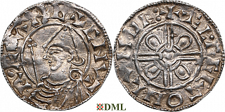 Денарий, Англия, Cnut (1016-1035), м.д. London, монетарий Ælfgeat, North 787