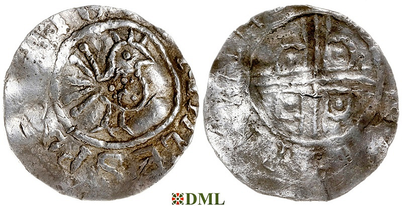 Денарий, Польша, Boleslaw I (992-1025), тип Princes Polonie