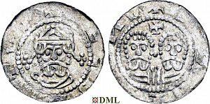 Денарий, Германия, Нижняя Лотарингия, Egbert II (1068-1090), м.д. Stavoren, Ilisch 2000, 22.1