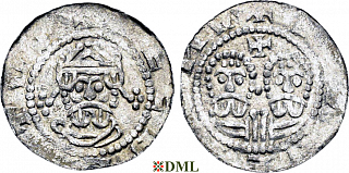 Денарий, Германия, Нижняя Лотарингия, Egbert II (1068-1090), м.д. Stavoren, Ilisch 2000, 22.1
