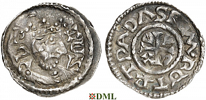 Денарий, Германия, Бавария, Heinrich III (1039-1056), м.д. Regensburg, Hahn 1976, 38A