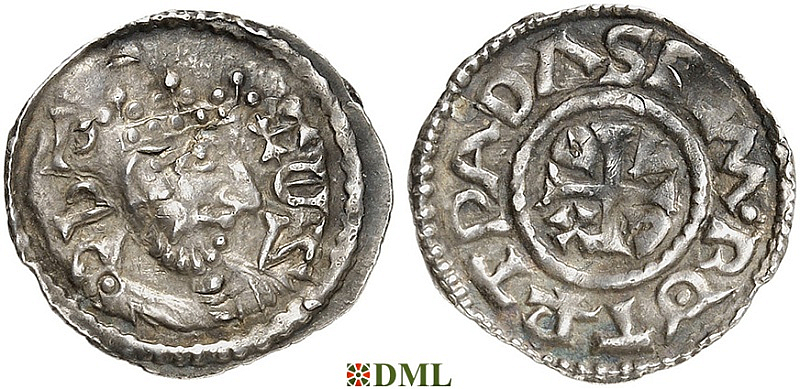Денарий, Германия, Бавария, Heinrich III (1039-1056), м.д. Regensburg, Hahn 1976, 38A