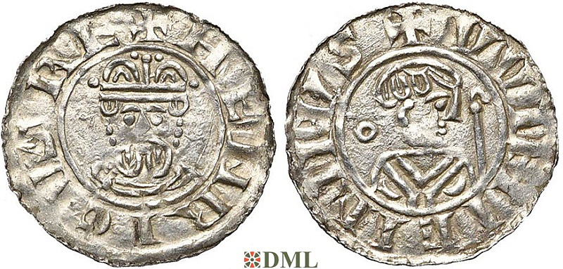 Денарий, Германия, Нижняя Лотарингия, B. Wilhelm (1054-1076), м.д. Groningen, Ilisch 2000 18.10