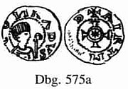 Денарий, Германия, Нижняя Лотарингия, Konrad (1076-1099), м.д. Deventer, Ilisch 2000, 1.31