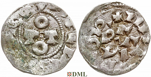 Денарий, Италия, Otto II (967-983), м.д. Pavia