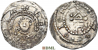 Денарий, Германия, Нижняя Лотарингия, Henri de Verdun (1075-1091), м.д. Luttich, Ilisch 2014, 34.37