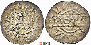Денарий, Германия, Нижняя Лотарингия, Gf. Egbert I (1038-1050), м.д. Leeuwarden, Ilisch 2000 21.12