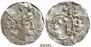 Денарий, Германия, Нижняя Лотарингия, Anonymous bishop, м.д. Maastricht, Ilisch 2014, 40.17