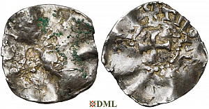 Денарий, Германия, Нижняя Лотарингия, Anonymous bishop, м.д. Maastricht, Ilisch 2014, 39.8
