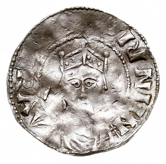 Денарий, Германия, Швабия, Heinrich II (1002-1024), м.д. Strassburg, Dbg. 920