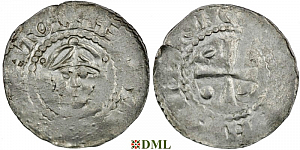 Денарий, Германия, Франкония, Heinrich III (1046-1056), м.д. Worms, Dbg. 847
