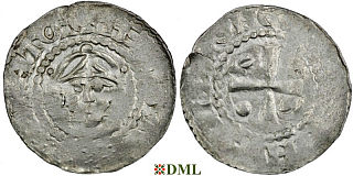 Денарий, Германия, Франкония, Heinrich III (1046-1056), м.д. Worms, Dbg. 847