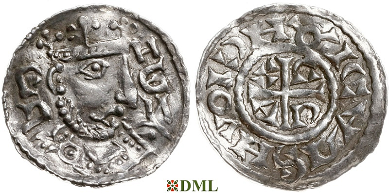 Денарий, Германия, Бавария, Heinrich III (1039-1056), м.д. Regensburg, Hahn 1976, 38A