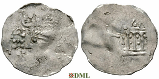 Денарий, Германия, Верхняя Лотарингия, Anonymous bishops, м.д. Umkreis von Metz