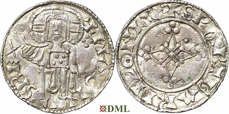 Денарий, Дания, Sven Estridsen (1047-1075), м.д. Lund, Hbg. 28