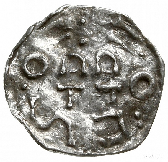 Денарий, Германия, Швабия, Otto I - Otto III (973-1002), м.д. Esslingen, Dbg. 1271