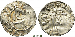 Денарий, Германия, Саксония, Heinrich III. (1039 - 1056), м.д. Minden, Dbg. 2040