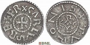 Денье, Каролинги, Charlemagne (768-814), м.д. Tours, Depeyrot 1032