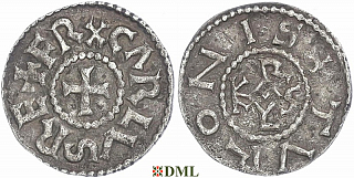 Денье, Каролинги, Charlemagne (768-814), м.д. Tours, Depeyrot 1032