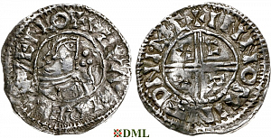 Денарий, Швеция, Olaf Skötkonung (995-1021), м.д. Sigtuna, Malmer 4.13:4.51