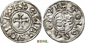 Денье, Каролинги, Charles le Chauve (840-877), м.д. Toulouse, Depeyrot 1003