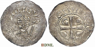 Денарий, Германия, Франкония, Heinrich III (1039-1056), м.д. Worms, Dbg. 846